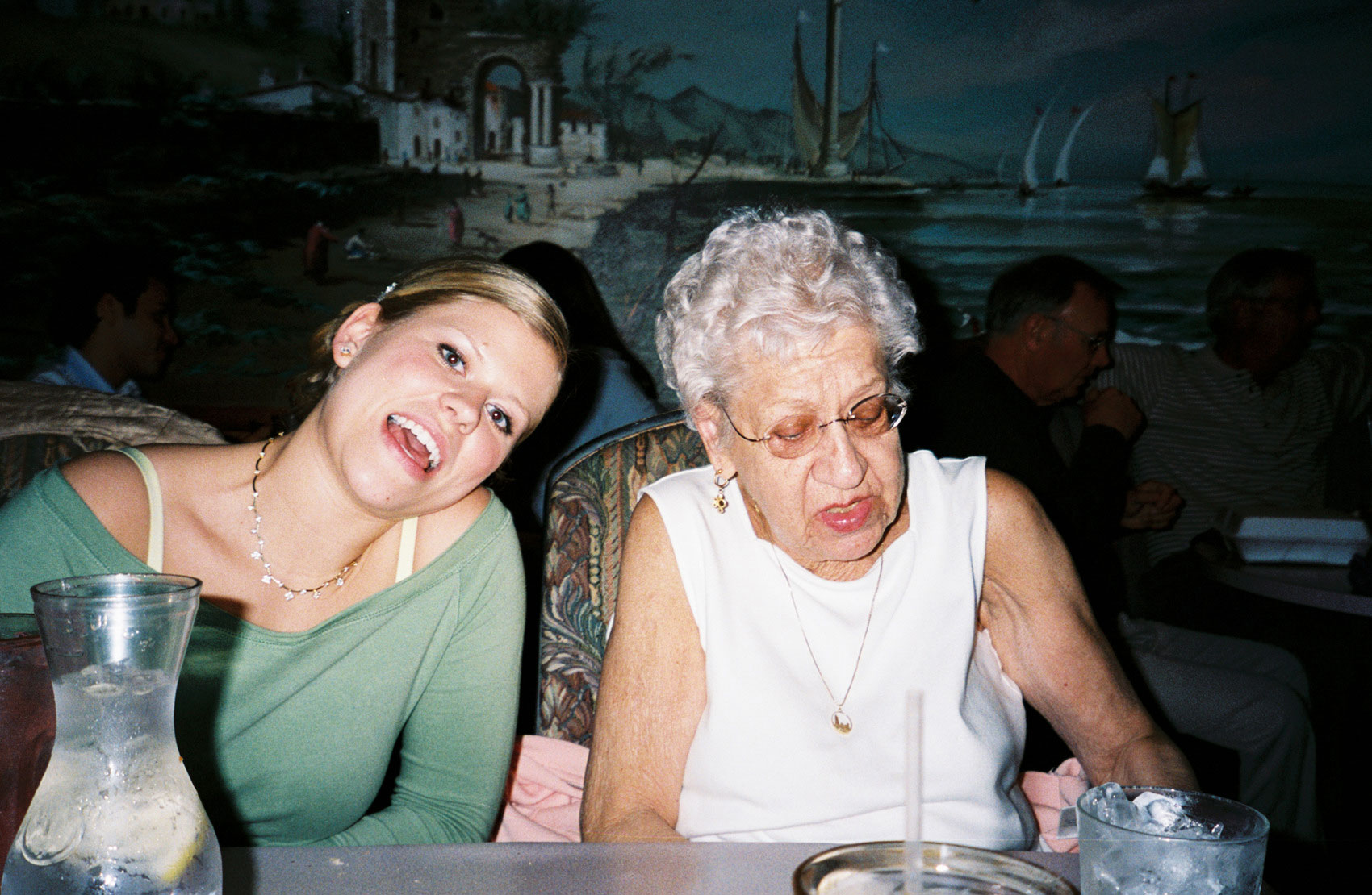 Kim and her grandma